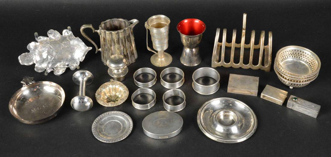 Group of Small Silver Table Items (1 of 10)