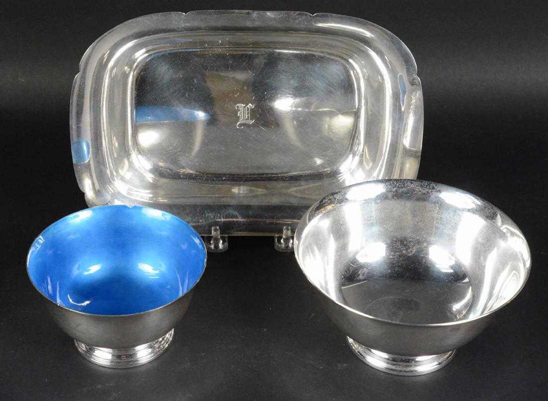 International Sterling Silver Bread Tray (1 of 12)