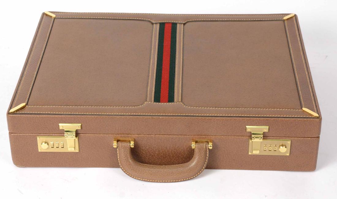 Gucci Vintage Leather Brief Case (1 of 7)