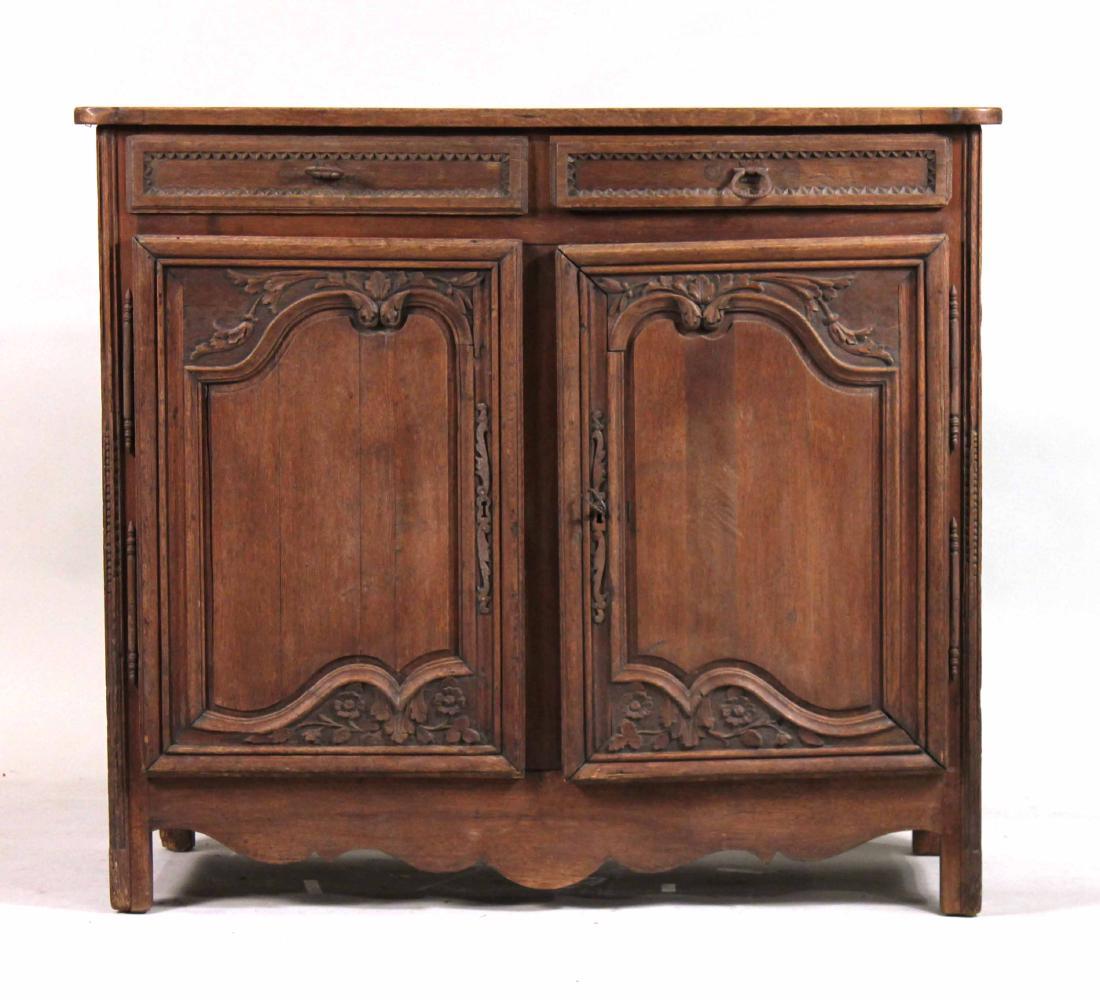 French Provincial Fruitwood Buffet (1 of 5)