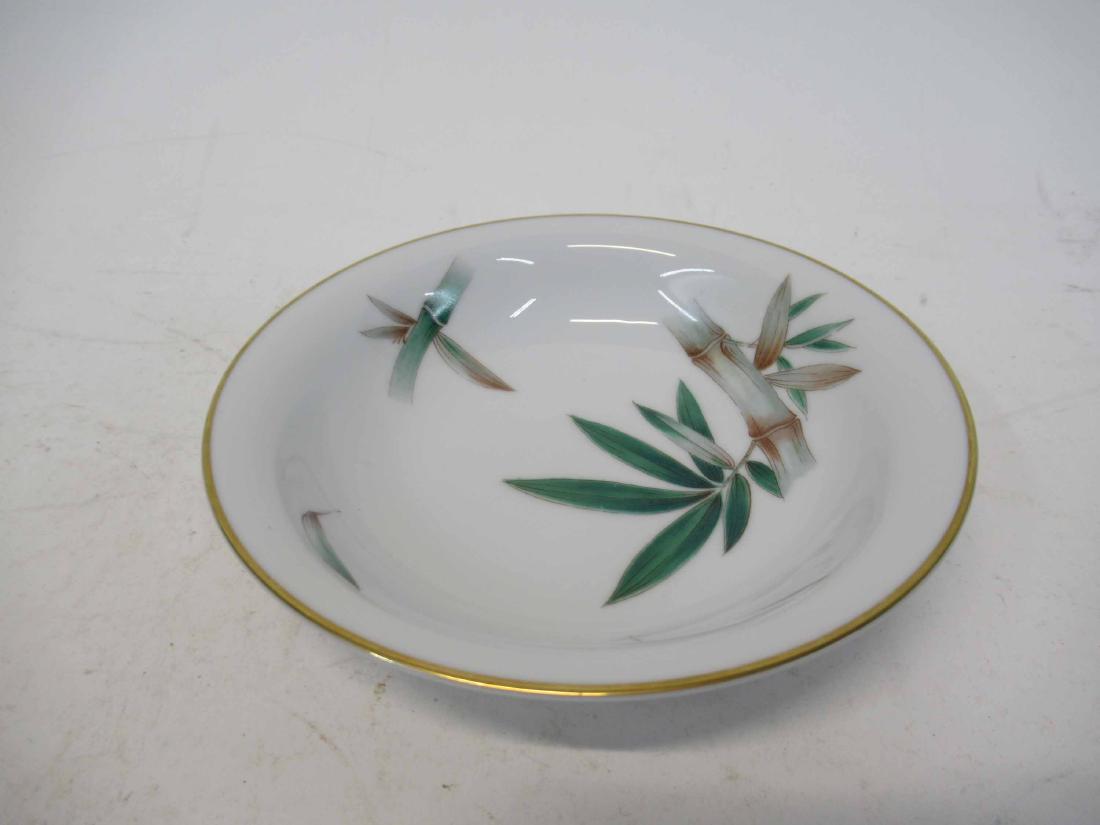 Partial Set of Noritake Canton China: Gilt border with all over bamboo design. approx 80 pieces.