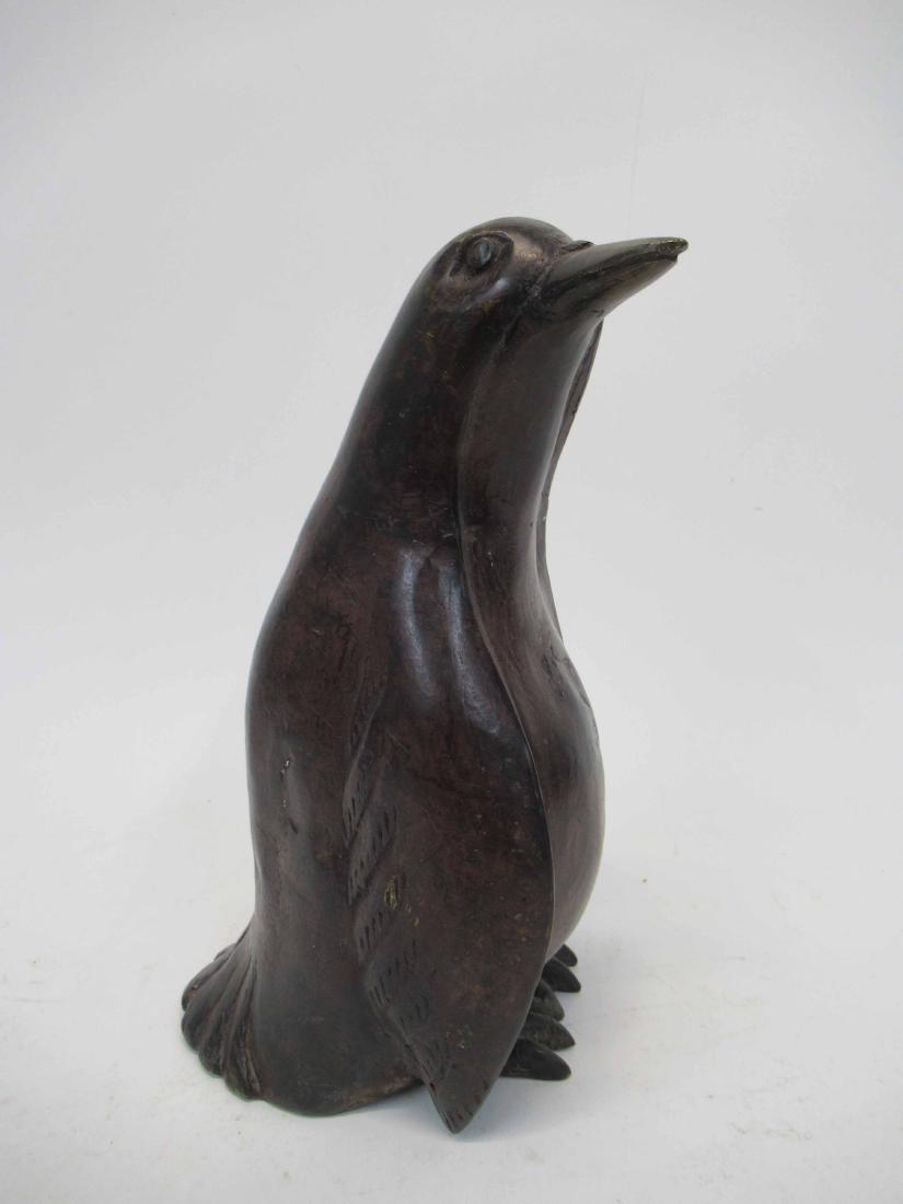 Brass Penguin Figural: 12" tall x 6 1/2" 6 1/2"