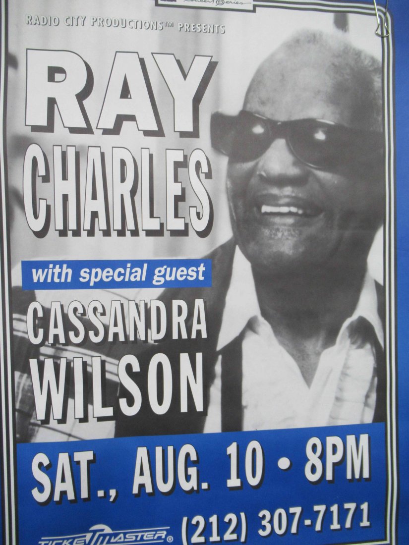 Radio City Music Hall Concert Posters: 2 Dwight Yoakam, 2 Kitaro and 2 Roy Jones Jr. vs David Telesco fight poster, Ray Charles, Whitney Houston and Reggae Madness.