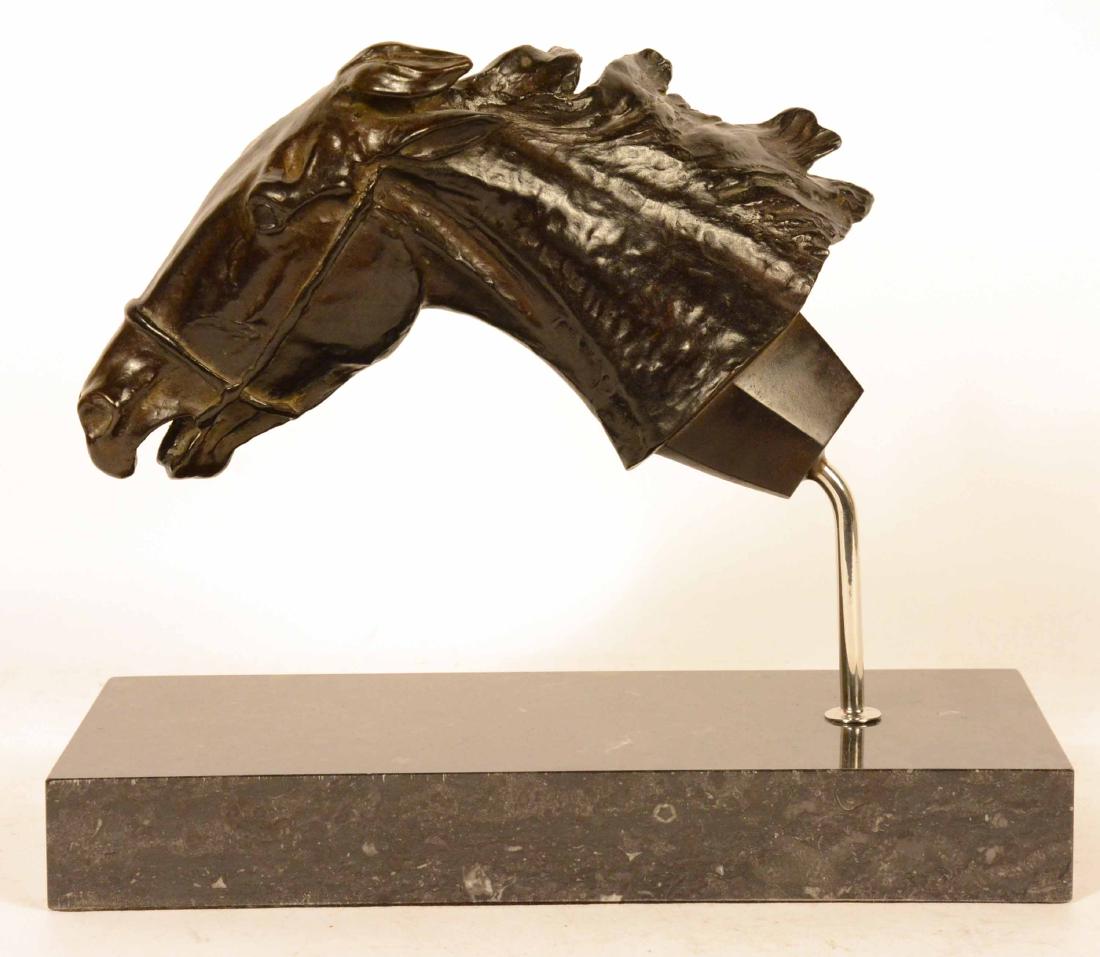 Bronze Sculpture, "The Bronco" After Frederic Remington: After Frederic Remington American, 1869-1901, copy of The Bronco. Apx. 12-1/2"h x 15"w x 6"d Provenance: Buffalo Bill Historical Center. Property from the Westervelt Company. Tuscaloosa, Alabama.