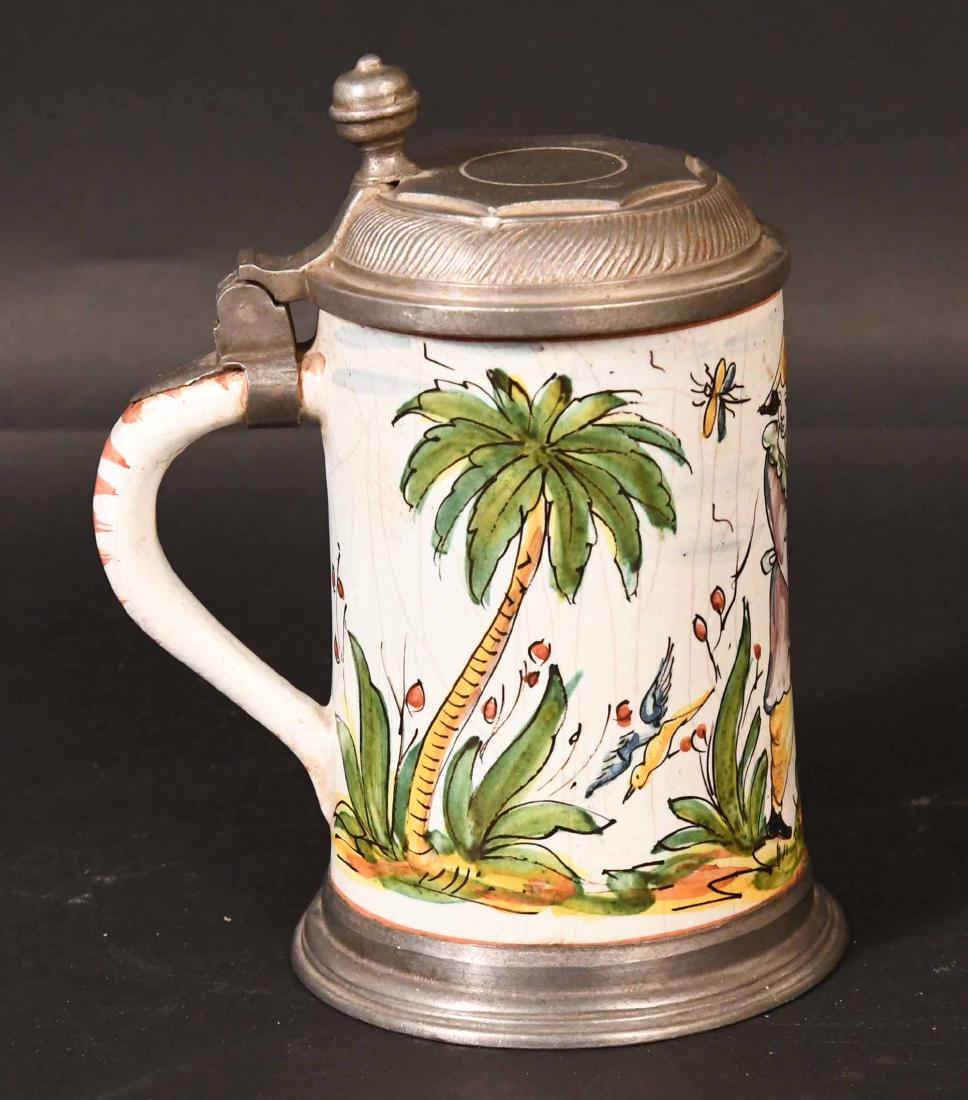 Delft Pewter Top Tankard (1 of 6)