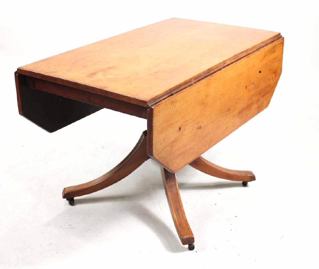 Late Federal Maple Drop-Leaf Breakfast Table (1 of 7)
