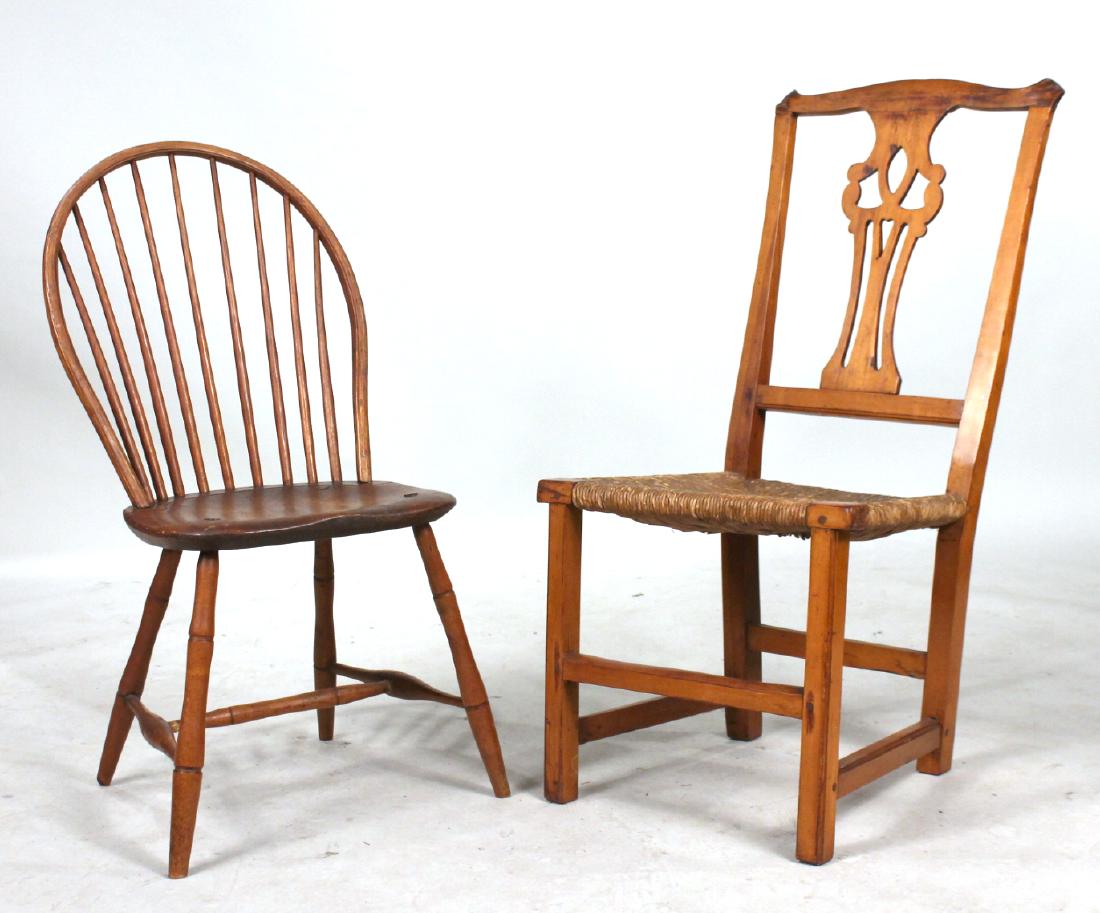 Chippendale Maple and Ash Side Chair (1 of 8)