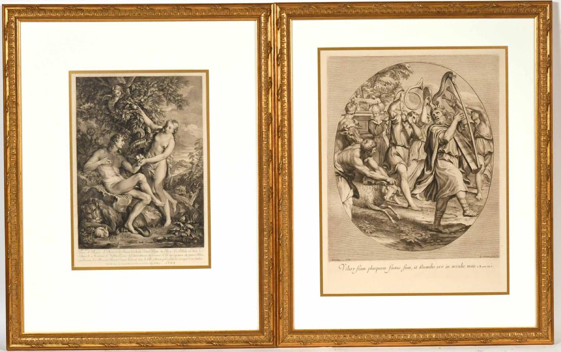 Two Engravings of Classical Figures (1 of 9)