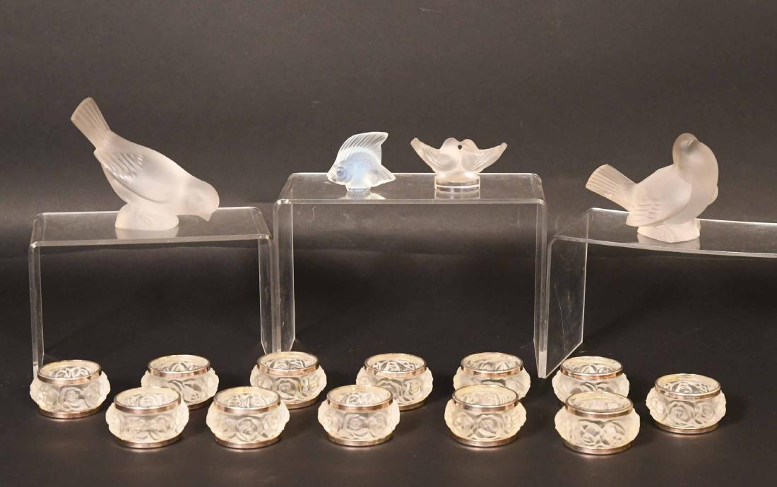 Pair of Lalique Sparrow Birds (1 of 10)