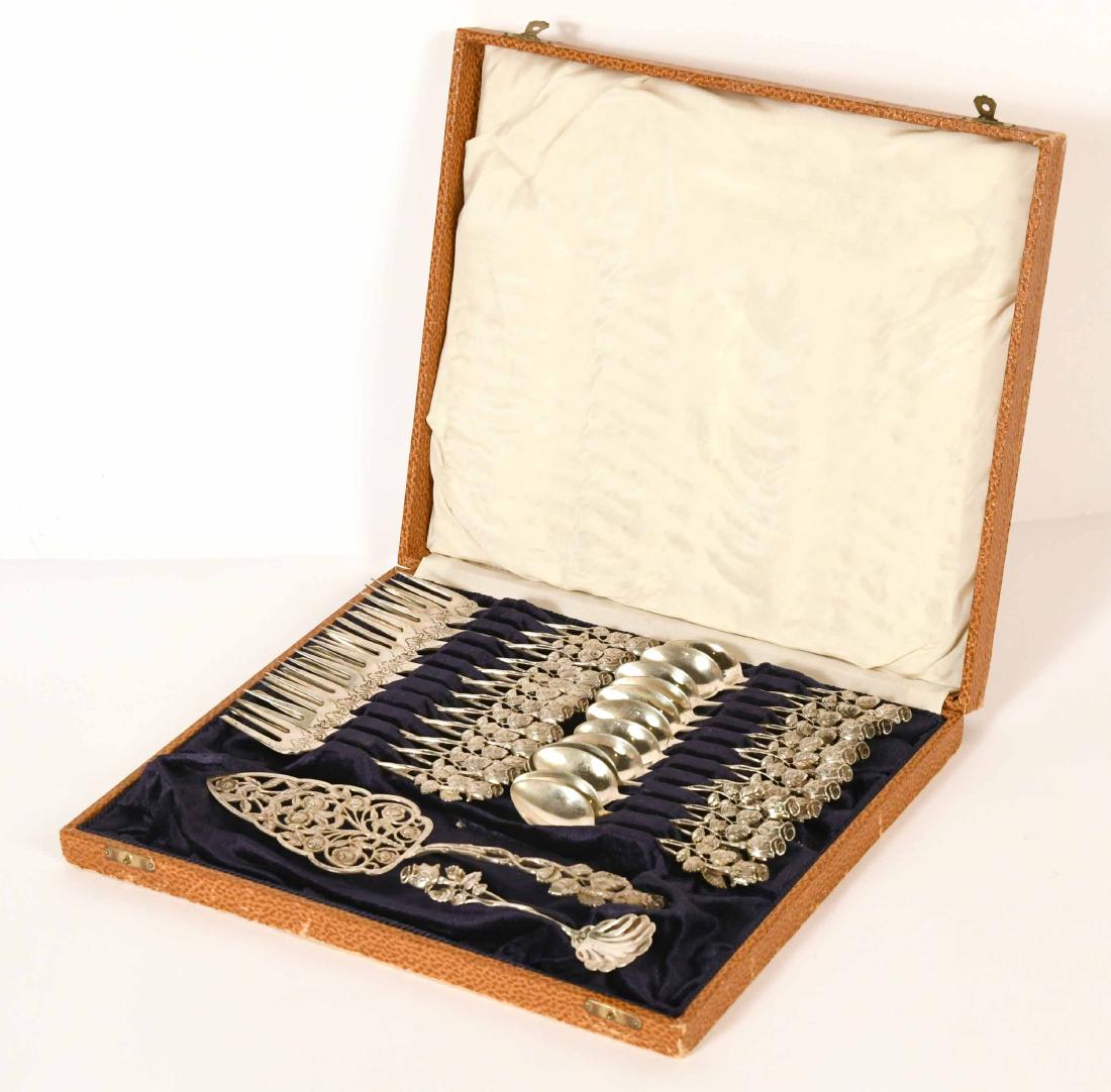 Cake Service, 800 Silver (1 of 7)