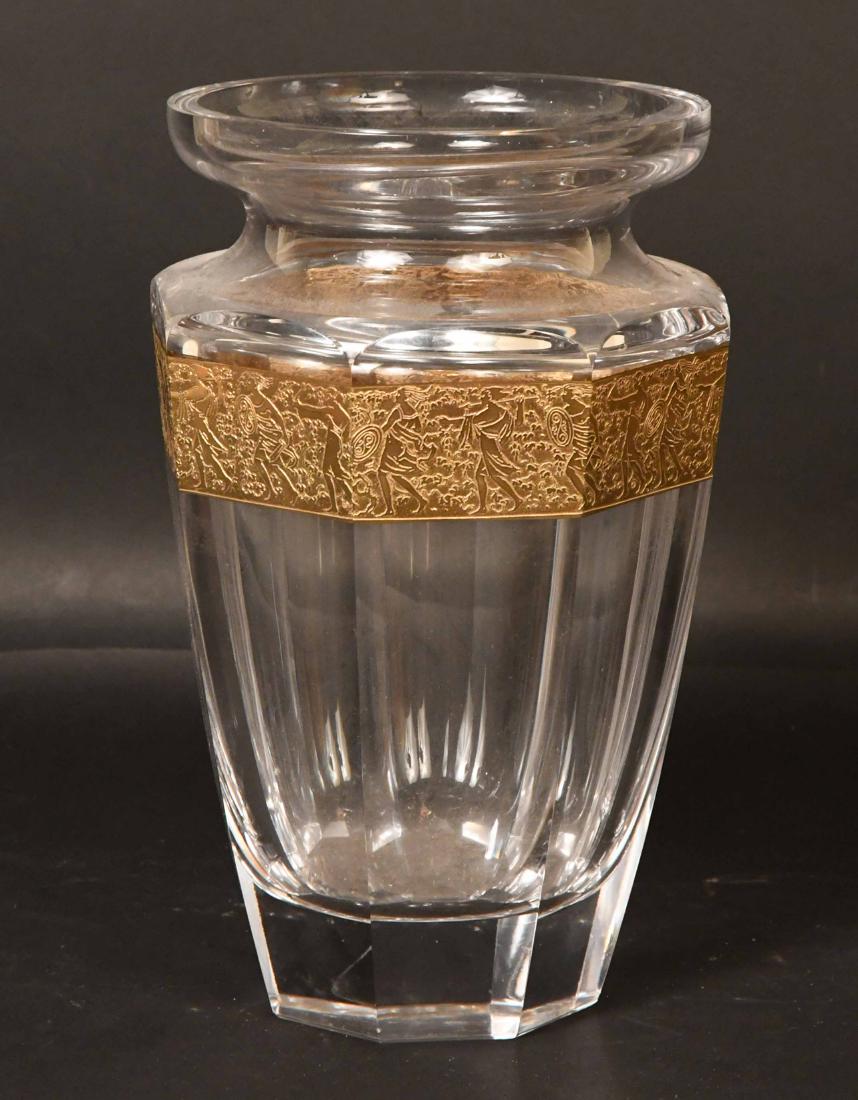 Moser Glass Panelled Vase (1 of 5)