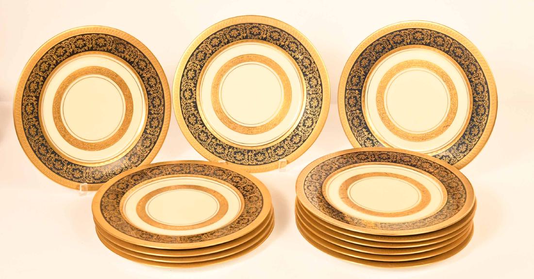 Set of Thirteen TK Thum Porcelain Plates (1 of 7)