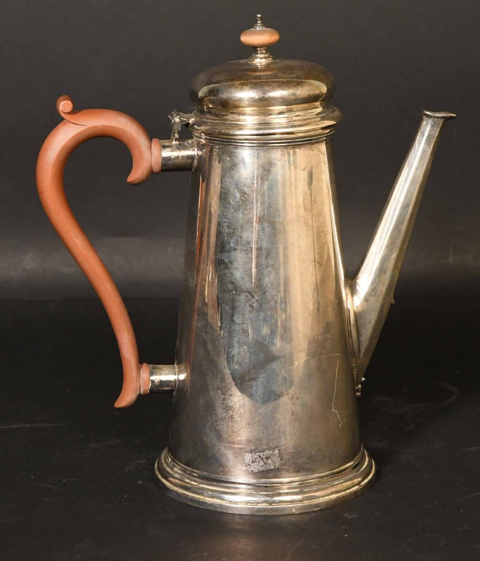 English Silver Coffee Pot (1 of 6)