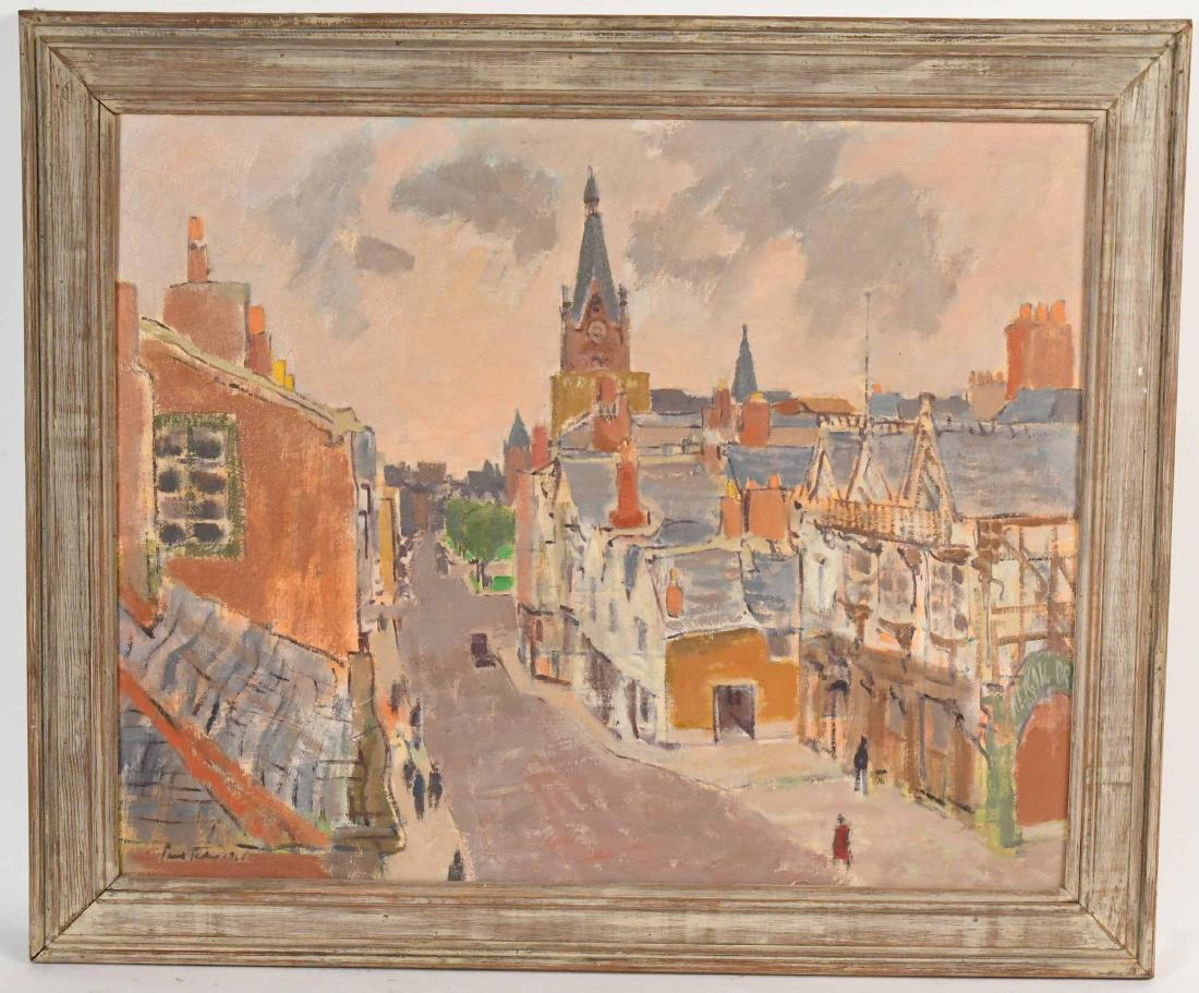 Oil on Canvas, Paul Parker, City Lane (1 of 8)