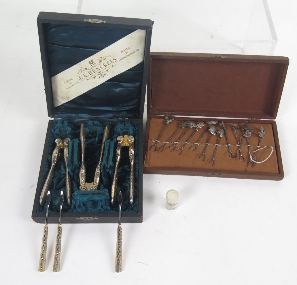 Boxed Set Silver Cocktail Picks (1 of 4)