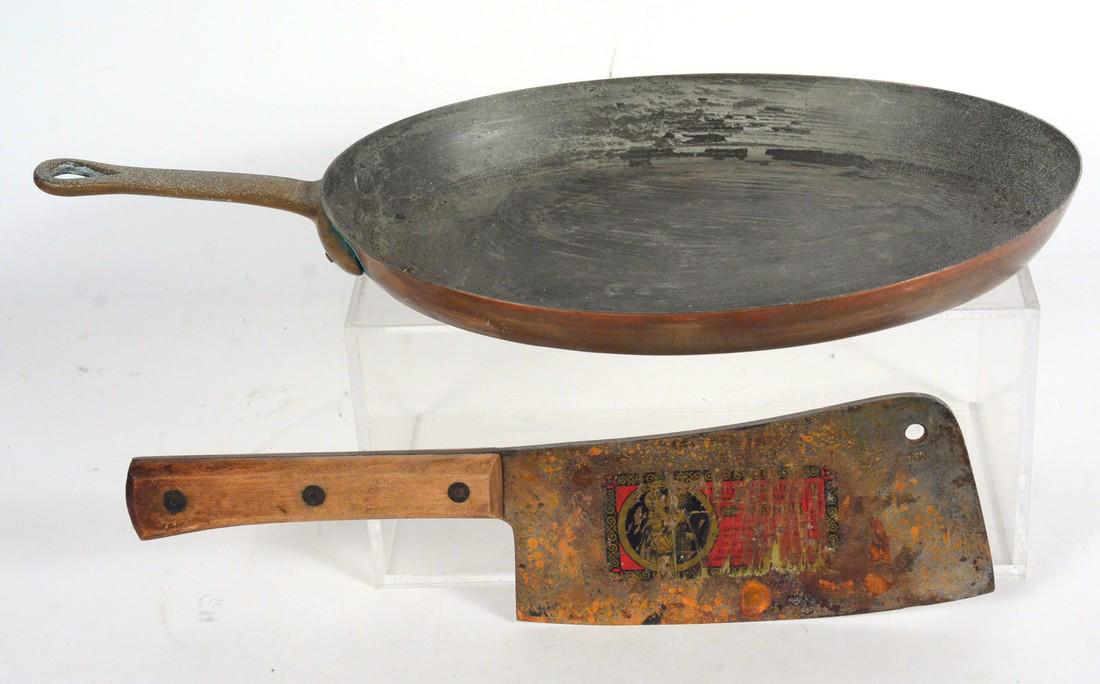 Bazar Francais Copper Frying Pan (1 of 6)