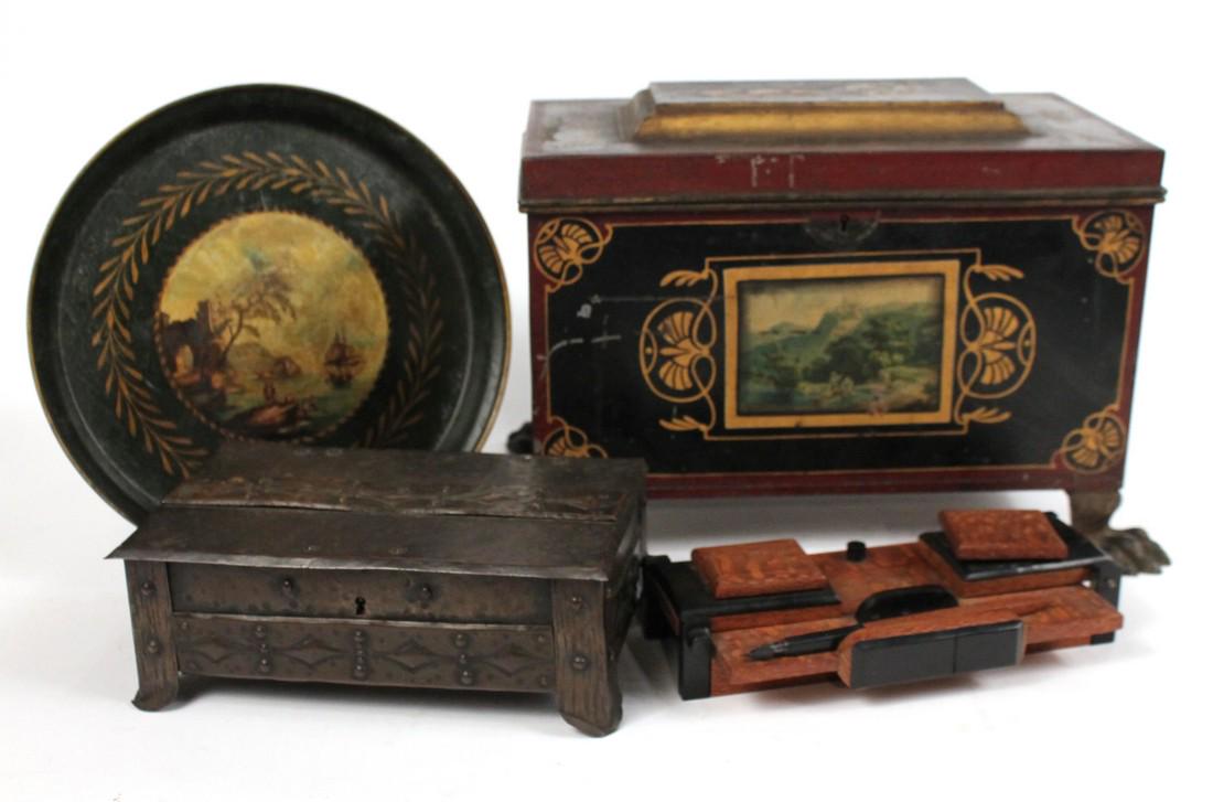 Tole Painted Box (1 of 7)