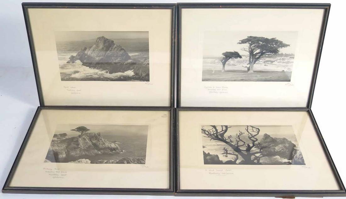 Four Monterrey California Black and White Prints (1 of 7)