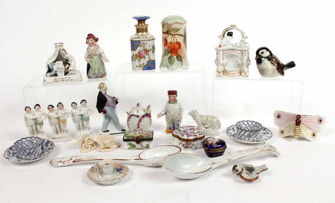 Group of English, French  and German Porcelain (1 of 10)