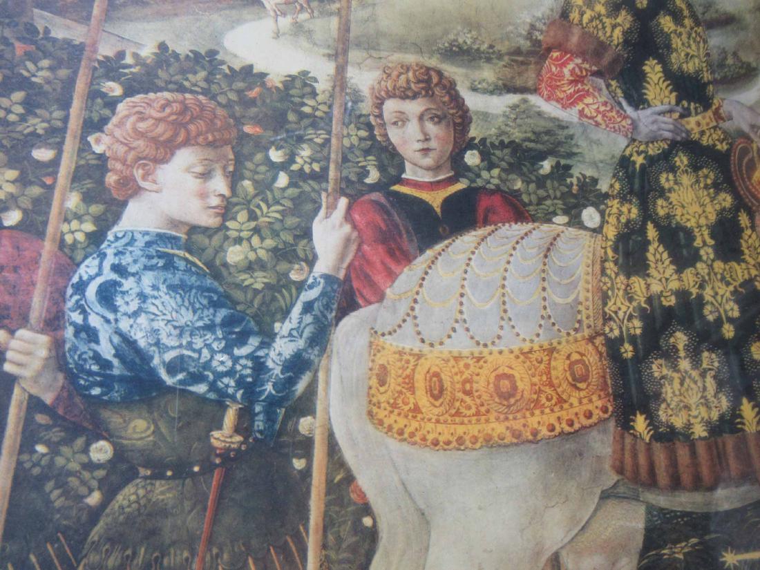 Renaissance Print: Used condition. 19"h x 26"w