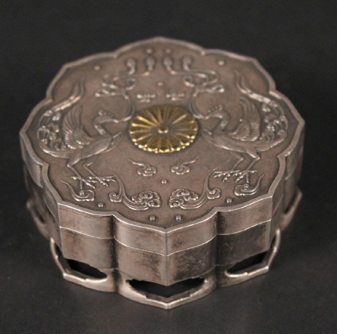 Japanese Silver Confection Box (1 of 4)