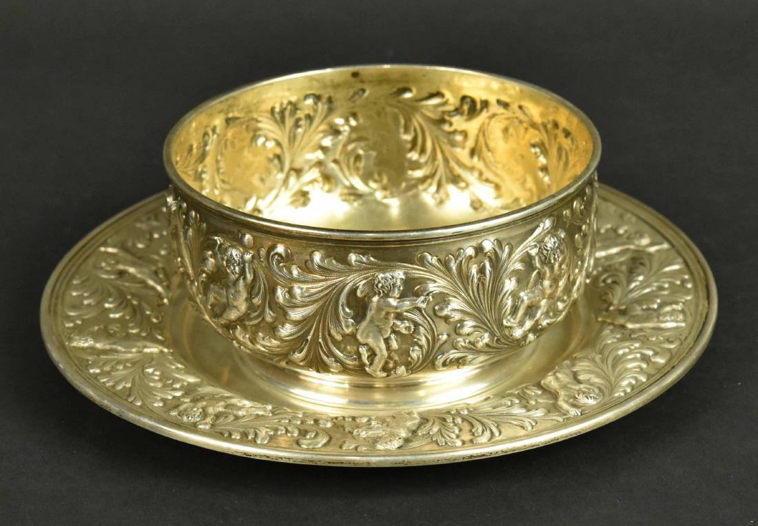 Theodore Starr Sterling Silver Child's Bowl,Plate (1 of 8)