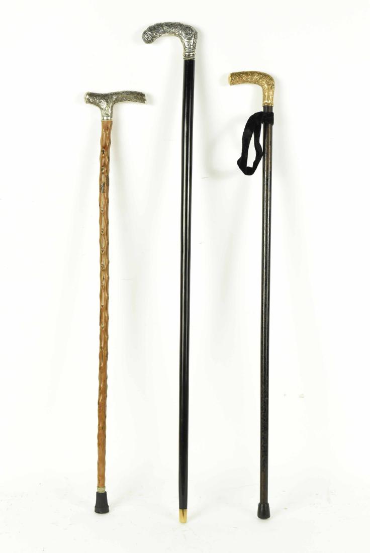Three Gentlemen's Walking Sticks (1 of 10)