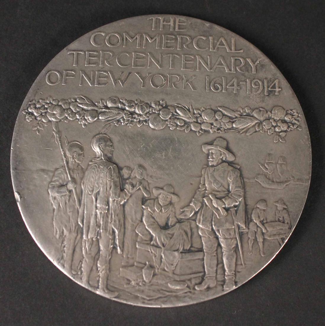 Tiffany Commemorative Silver Paperweight (1 of 4)