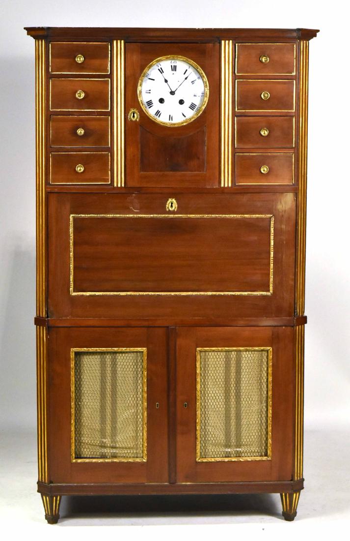 Baltic Parcel-Gilt Mahogany Secretaire Abattant (1 of 16)