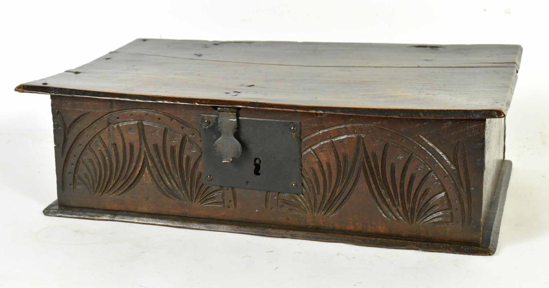Baroque Carved Oak Document Box (1 of 8)