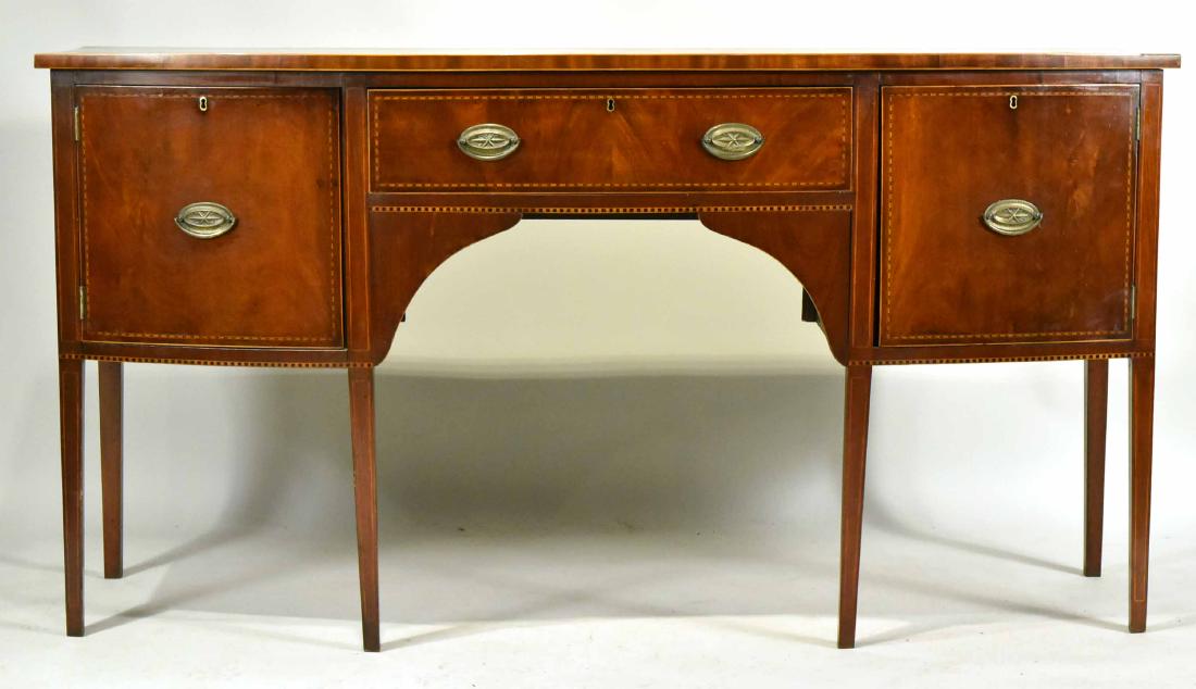 Hepplewhite Inlaid Mahogany Sideboard (1 of 6)