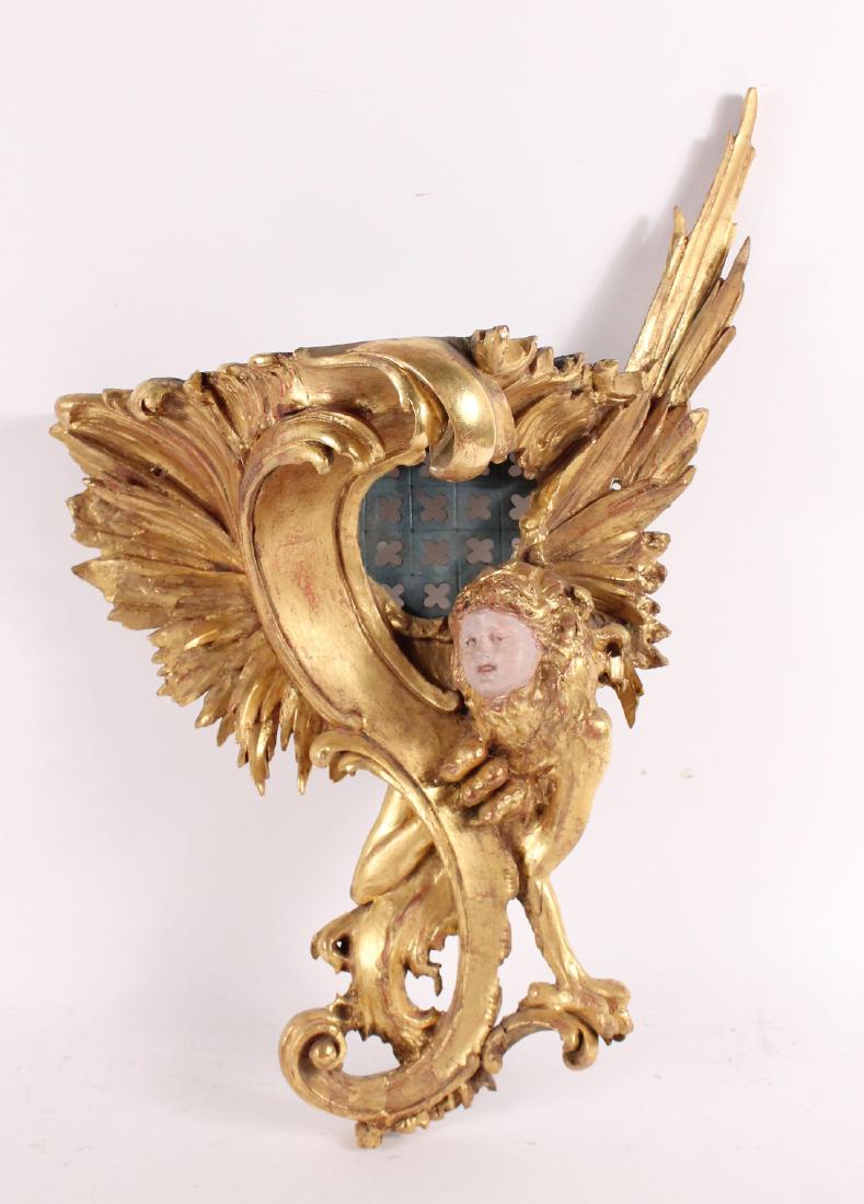 Continental Carved Giltwood Figural Bracket (1 of 6)