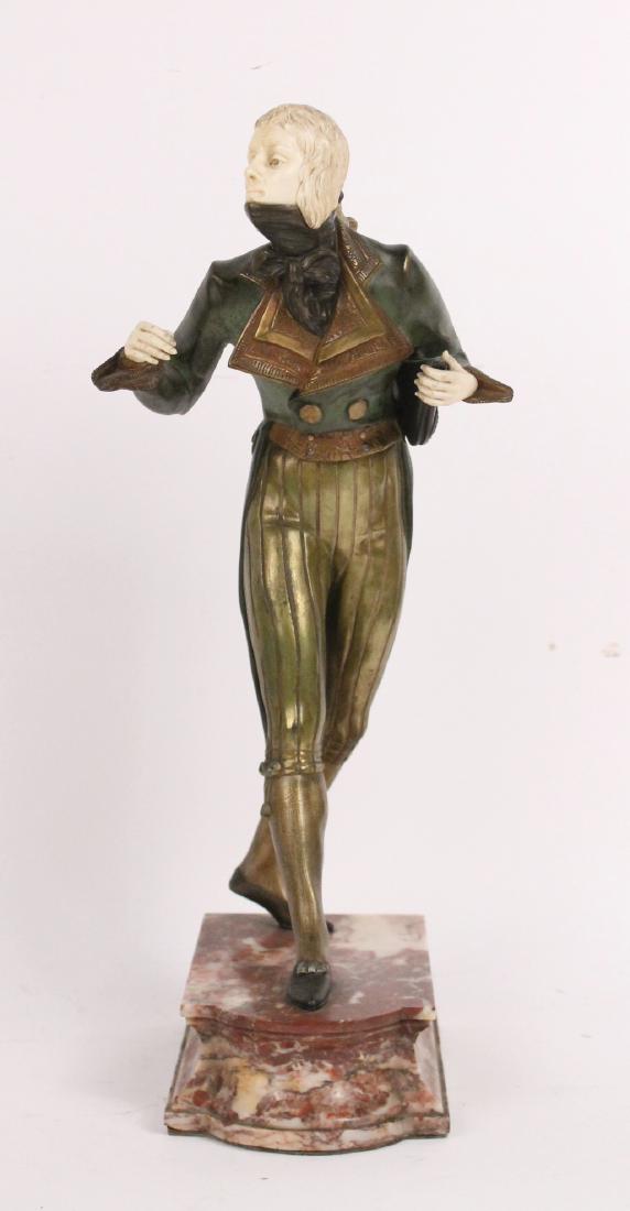 Patinated Bronze Figure of a Dandy (1 of 6)