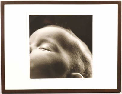 Gelatin Print "Akira" Mario Cravo Neto: (Brazil 1947-2009.)Edition, date and signature along bottom margin. 17" square