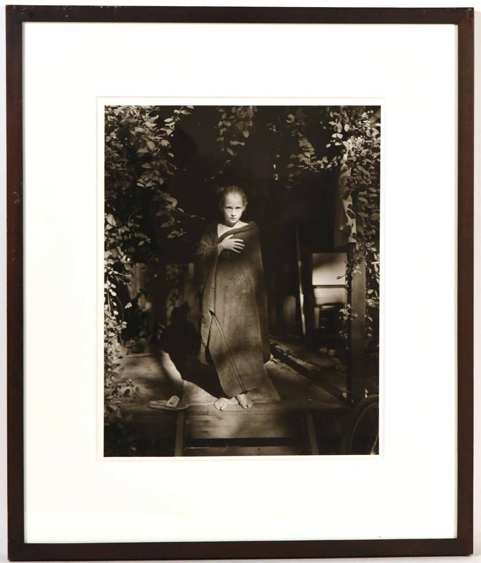 Gelatin Silver Print, Jock Sturges: United States/France, b. 1947. Title and signature in pencil verso. Titled "Rita, Northern California 1996." 19"h x 15"w