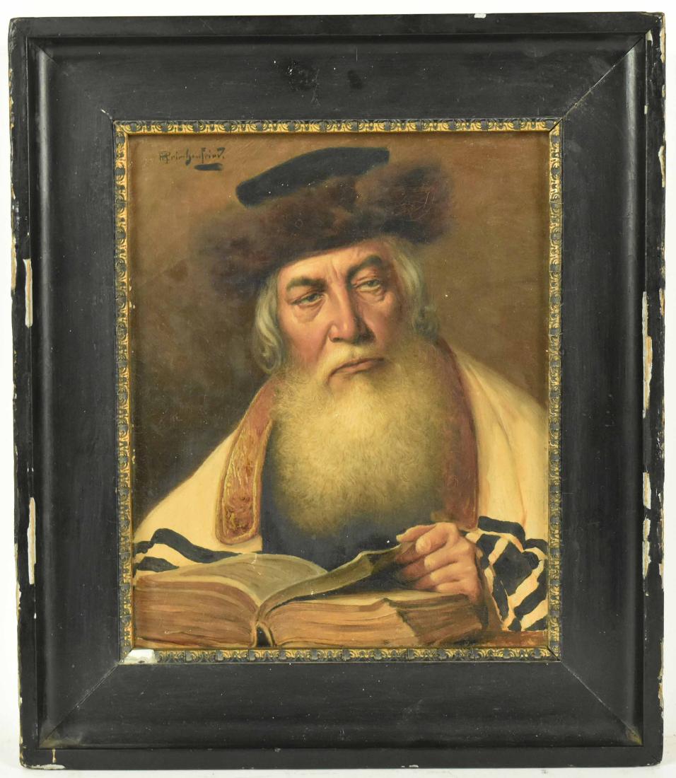 Oil on Canvas, Rabbi, Alois Priechenfried (1 of 7)