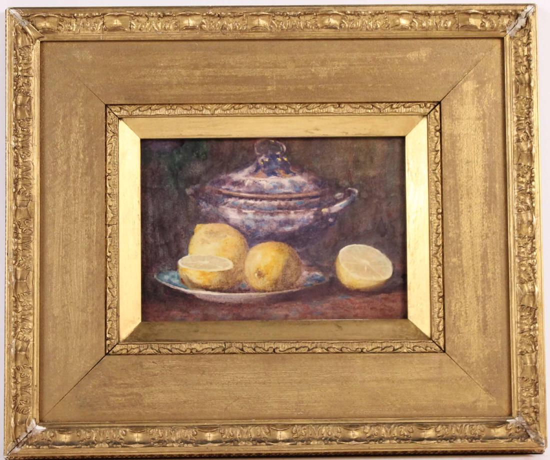 Watercolor on Paper Still Life Study of Lemons (1 of 8)