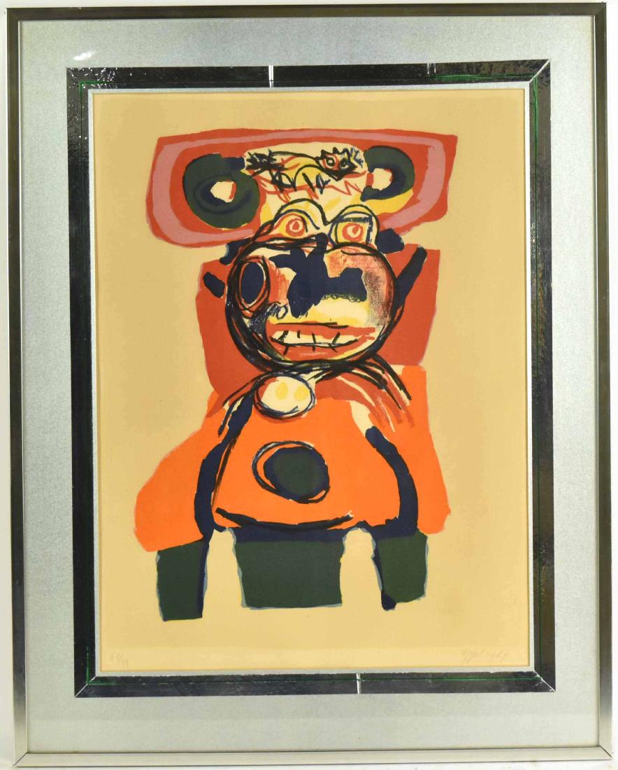 Print, Abstract Portrait, Karel Appel (1 of 6)