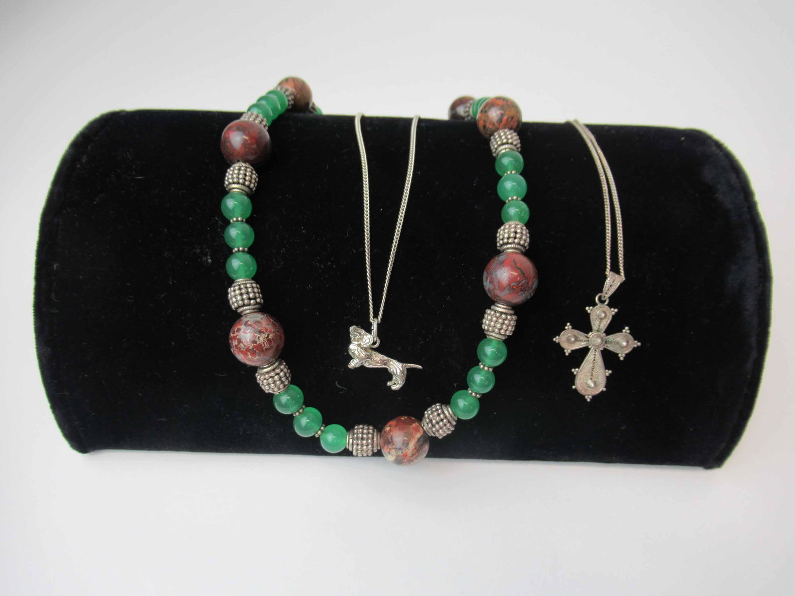 Three Sterling Silver Necklaces (1 of 6)