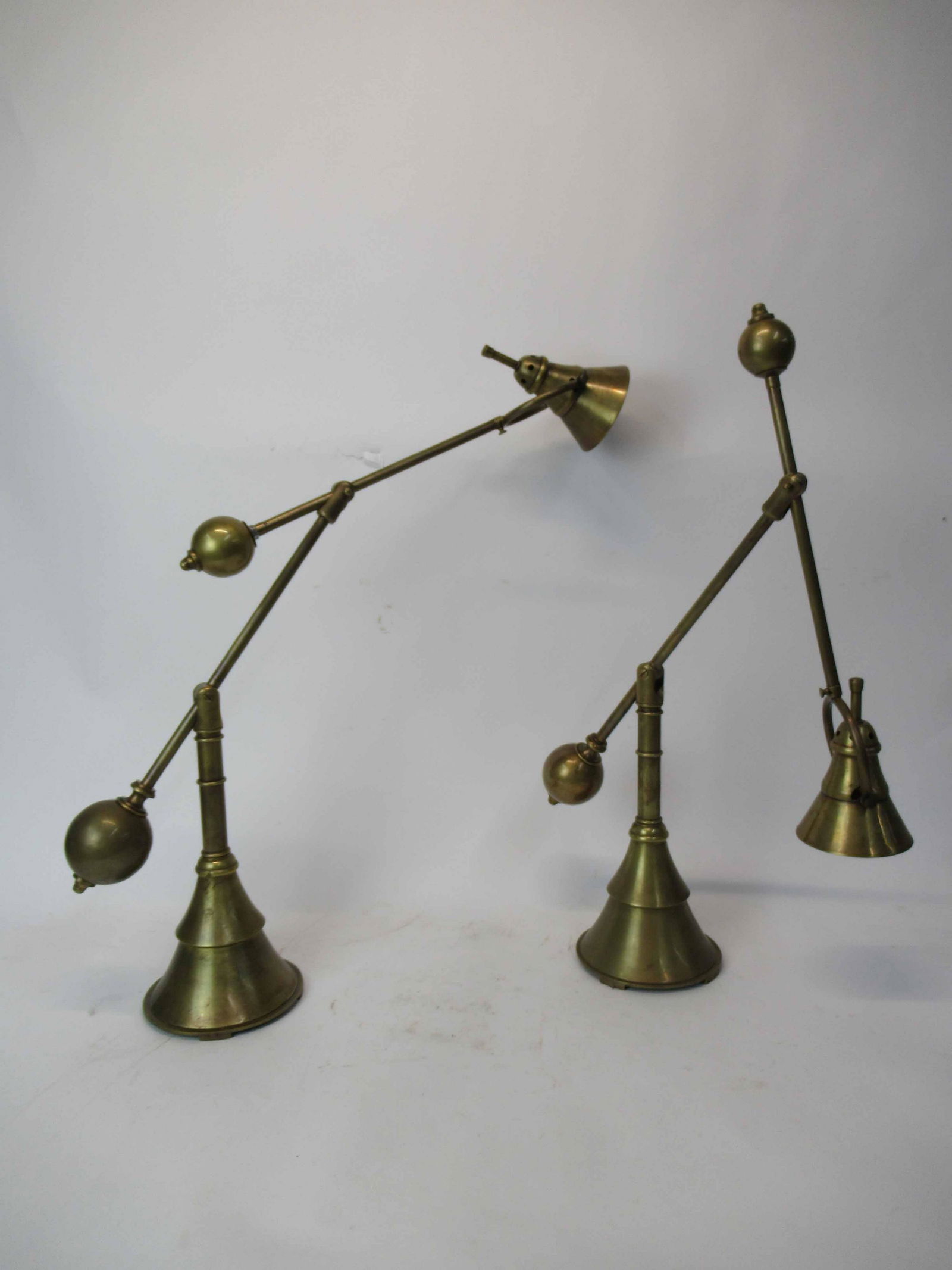 Pair of Dutruc Rosset Bronze Finish Table Lamps (1 of 5)