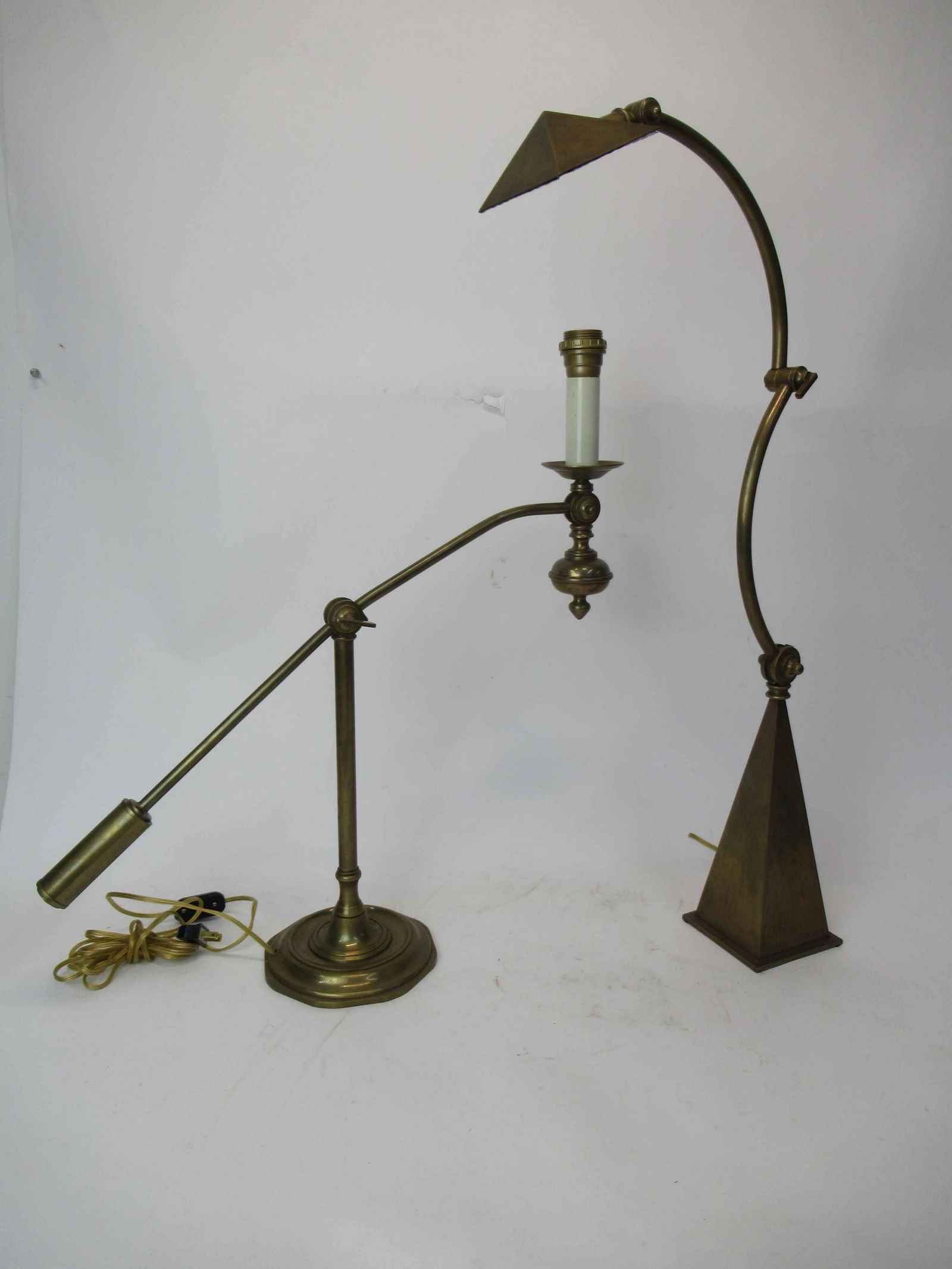 Two Dutruc Rosset Bronze Finish Table Lamps (1 of 8)