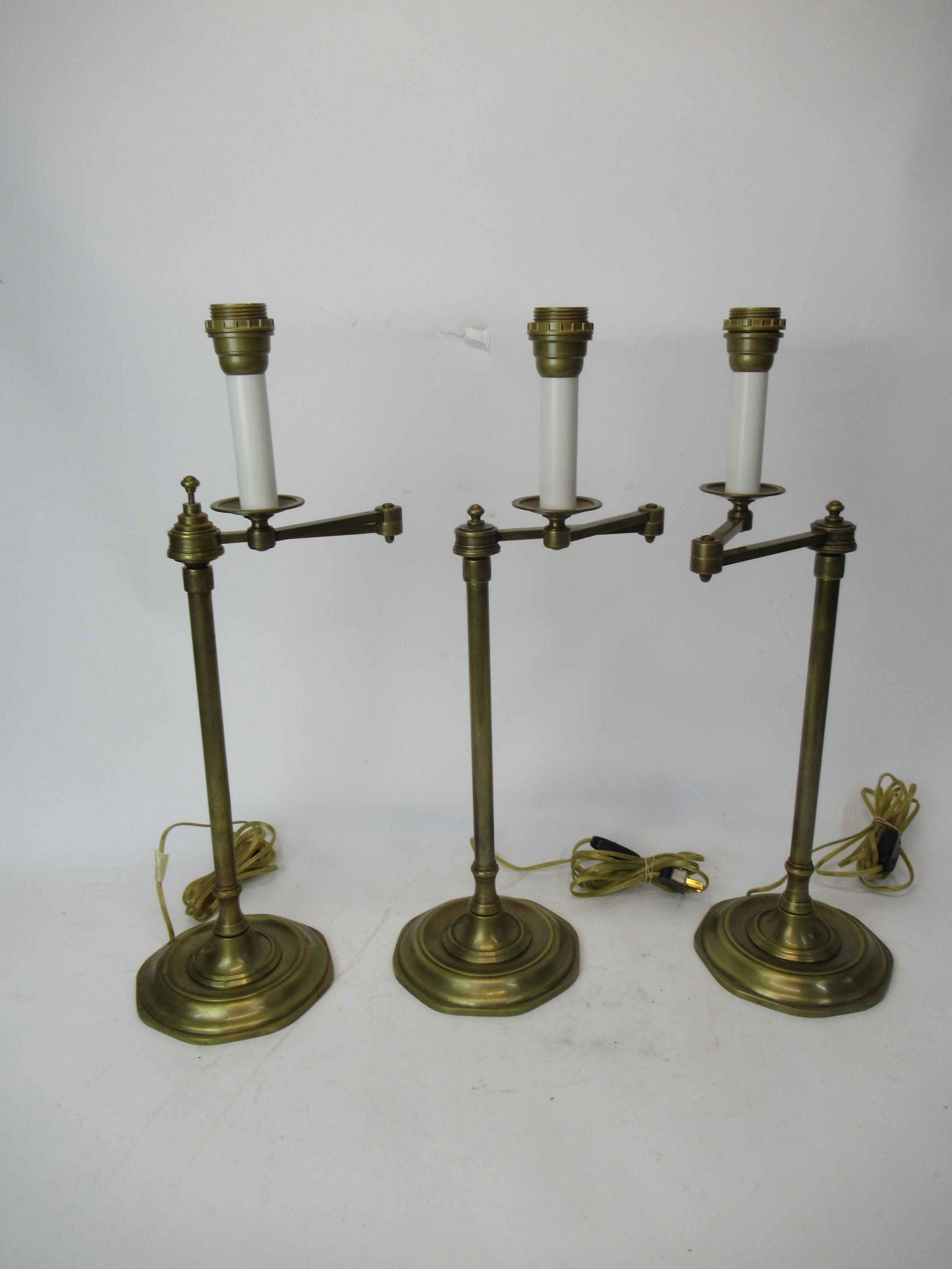 Three Dutruc Rosset Bronze Finish Table Lamps (1 of 4)