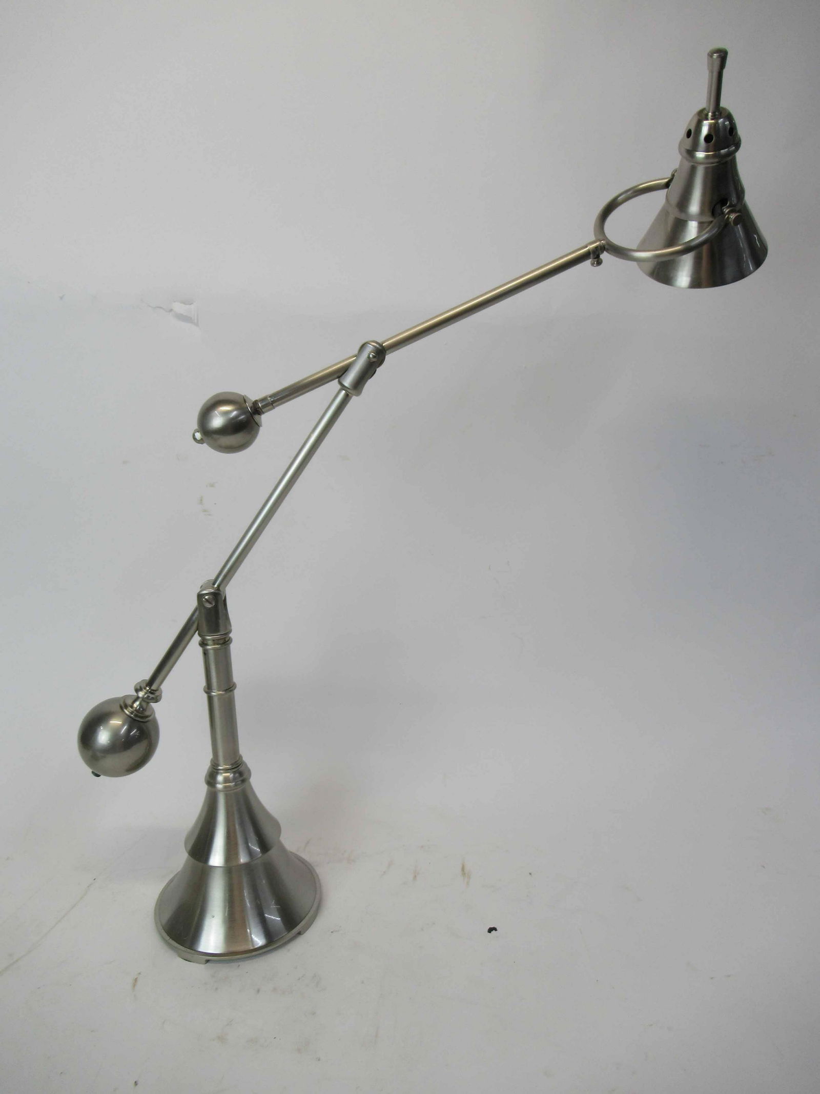 2 Dutruc Rosset Brushed Steel Finish Table Lamps (1 of 5)