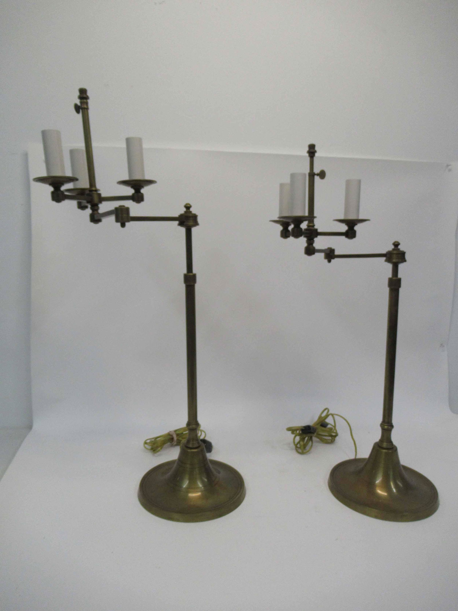 Two Dutruc Rosset Bronze Finish Table Lamps (1 of 3)