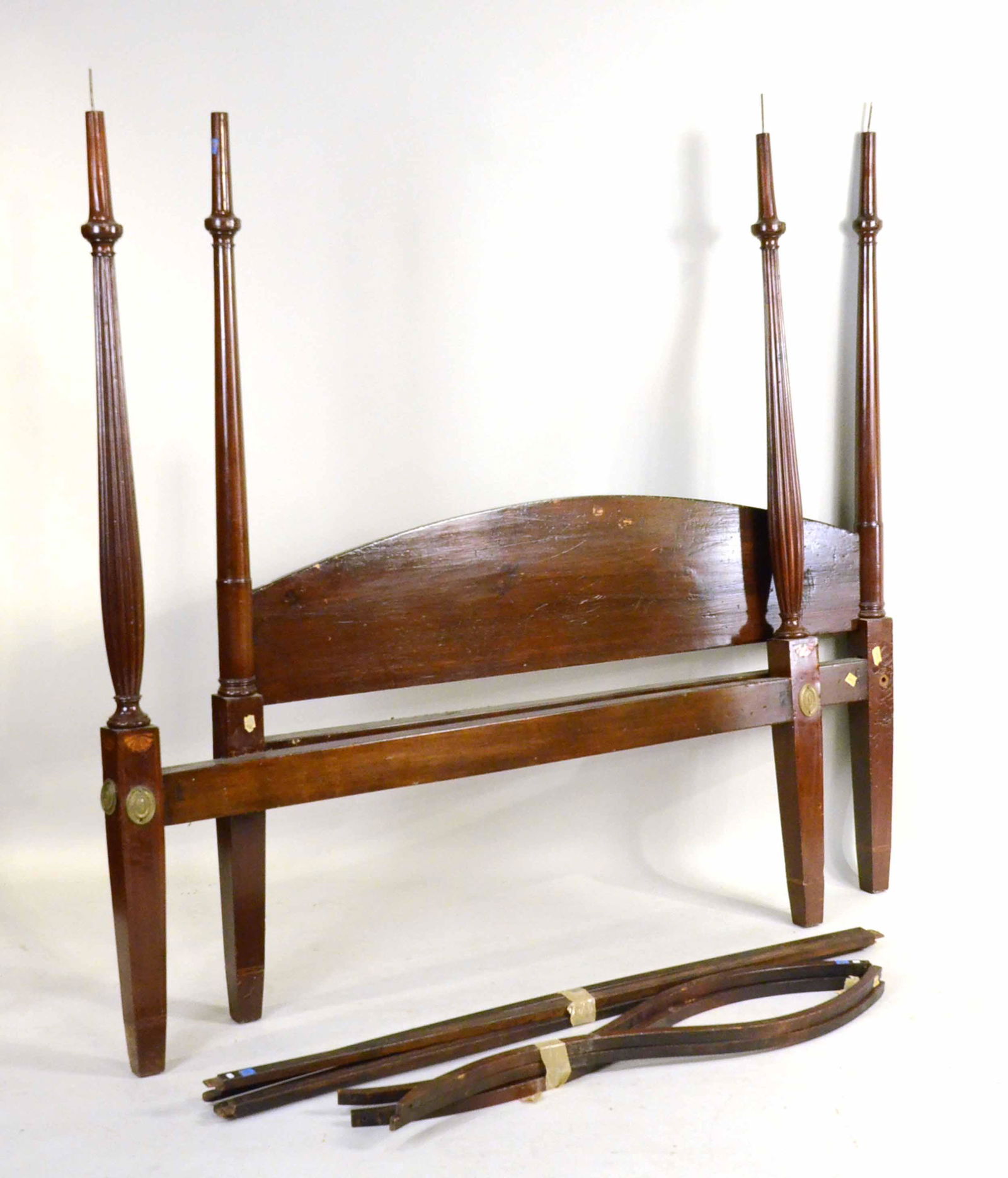 Federal Mahogany Four Post Bed (1 of 6)