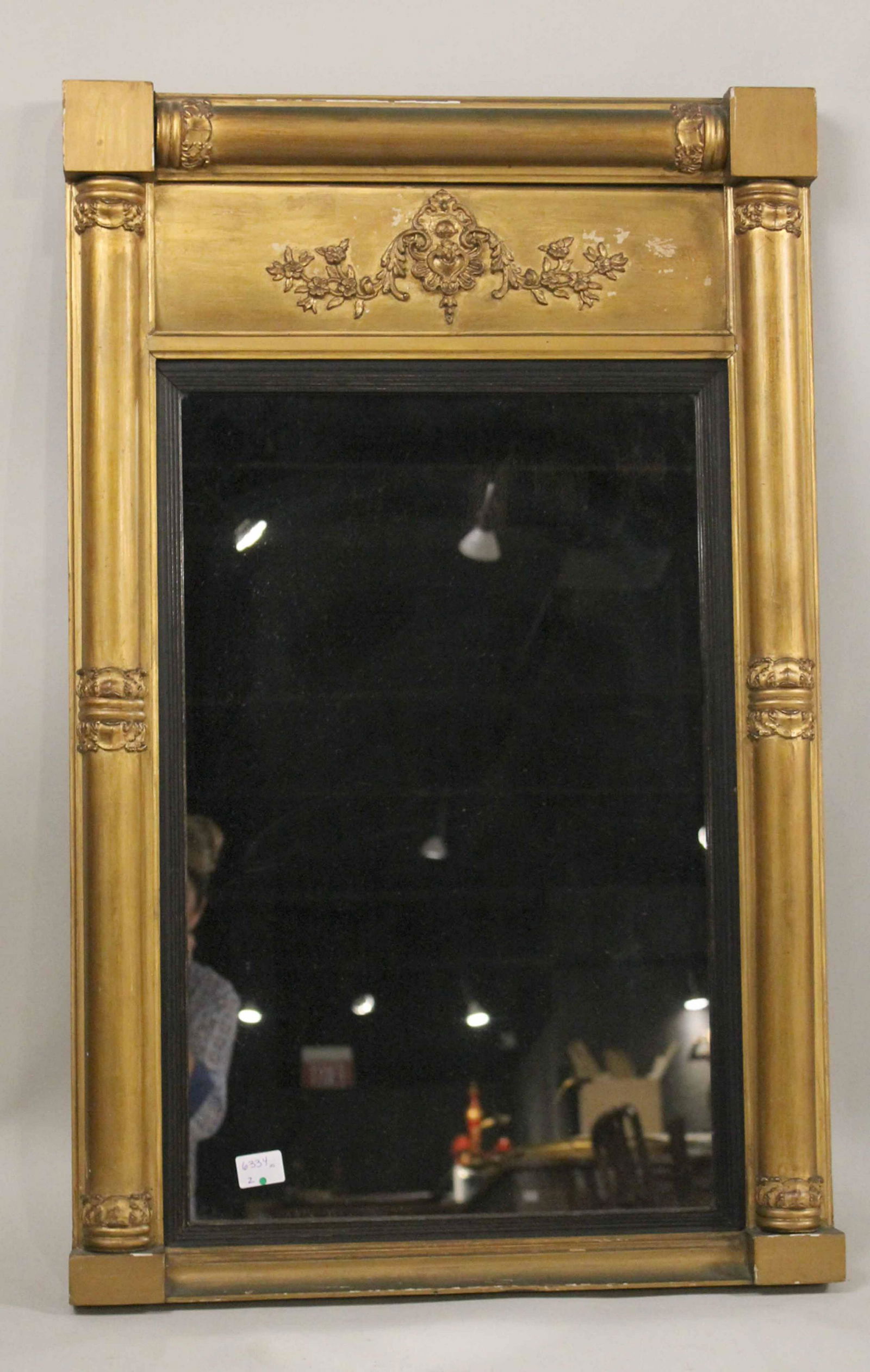 Neoclassical Style Giltwood Pier Mirror (1 of 4)