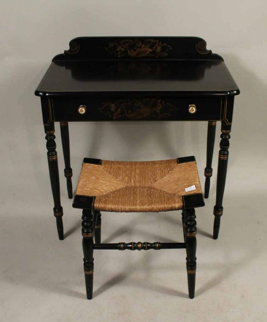 Hitchcock Stencil Decorated Ladies Writing Desk Sep 26 2019