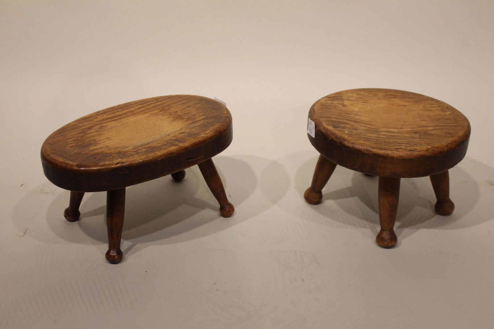 Two Country Pine Footstools (1 of 4)