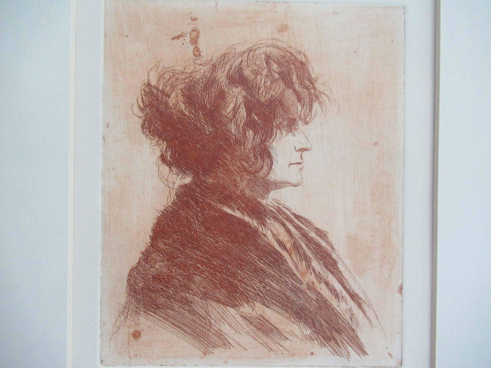 Joseph Stella Colored Lithograph of Woman (1 of 4)