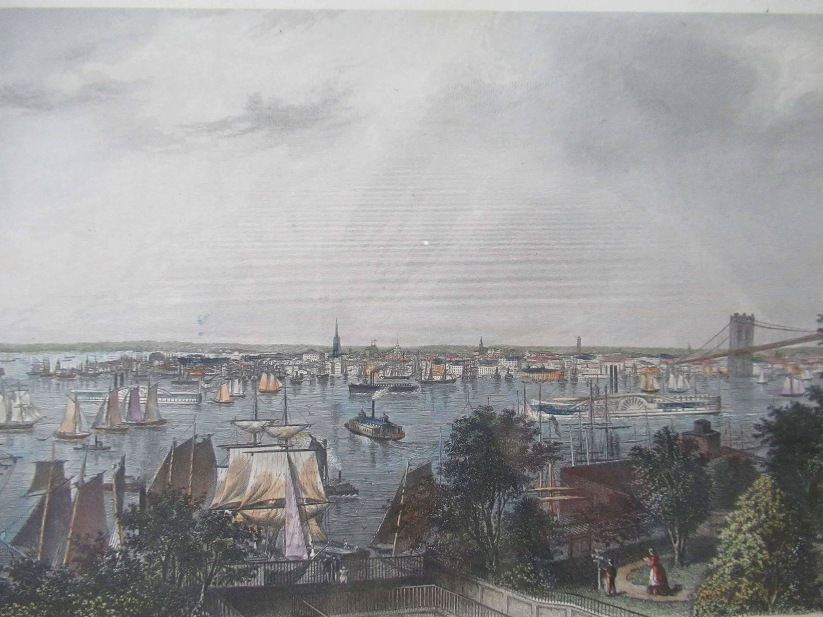 Two New York Hand Colored Engravings (1 of 6)